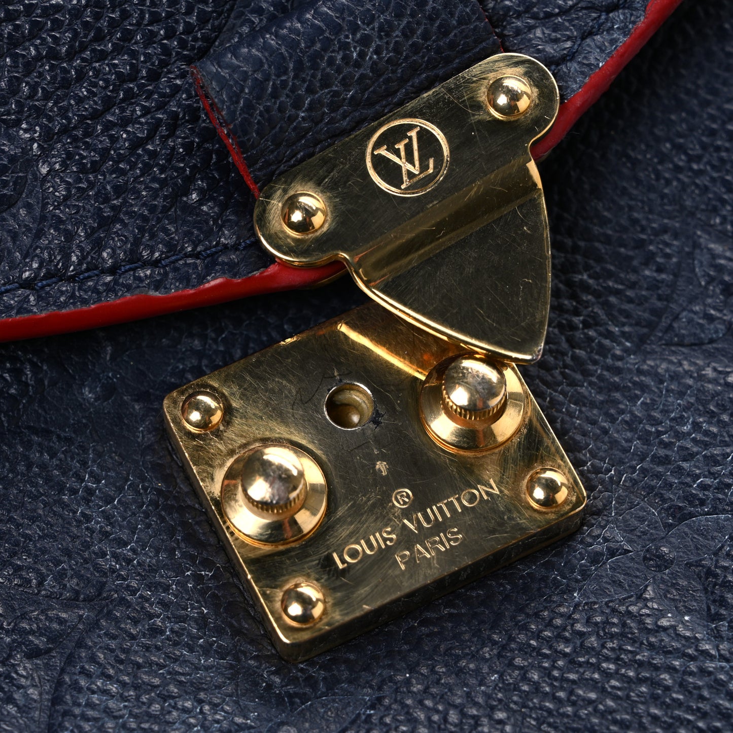 Empreinte Pochette Metis Marine Rouge