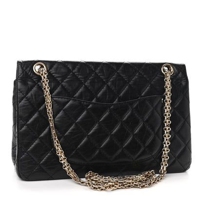 Chanel Aged Calfskin Quilted 2.55 Reissue 226 Flap Black 3 of 14