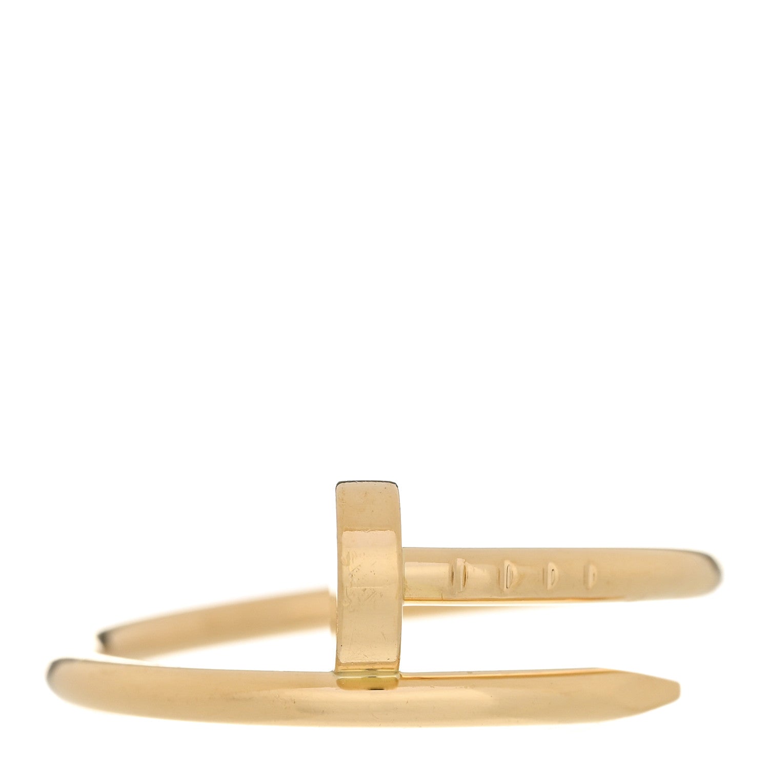 Cartier 18K Yellow Gold Small Juste Un Clou Ring 55 7.25 1 of 4