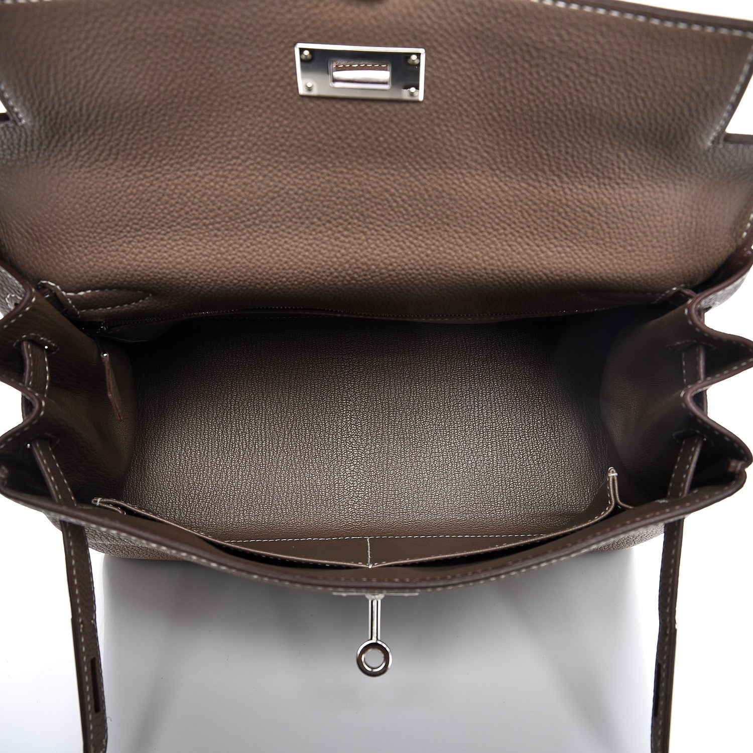 Hermes Togo Kelly Retourne 28 Etoupe 6 of 36
