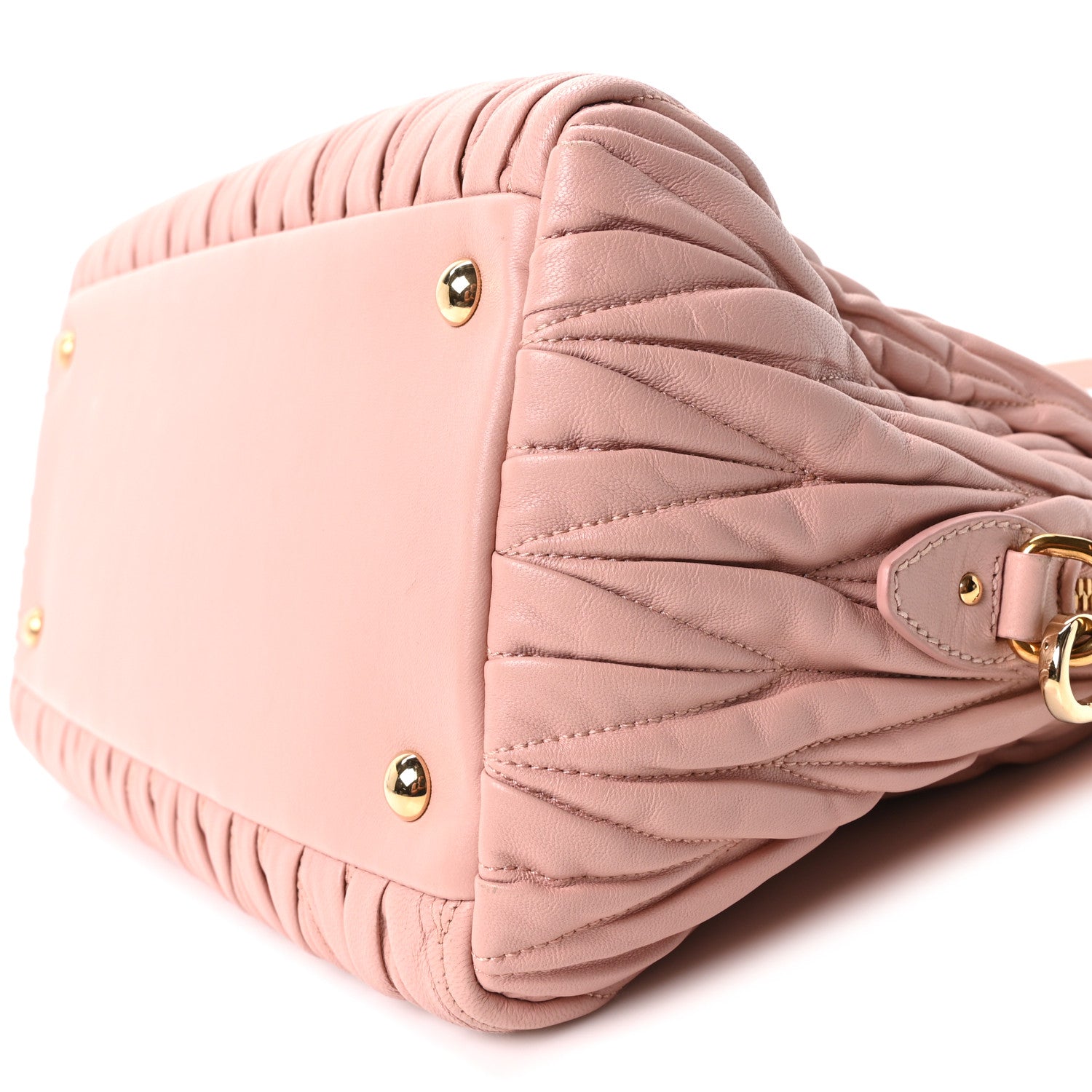 Miu Miu Nappa Matelasse Top Handle Mughetto 9 of 9