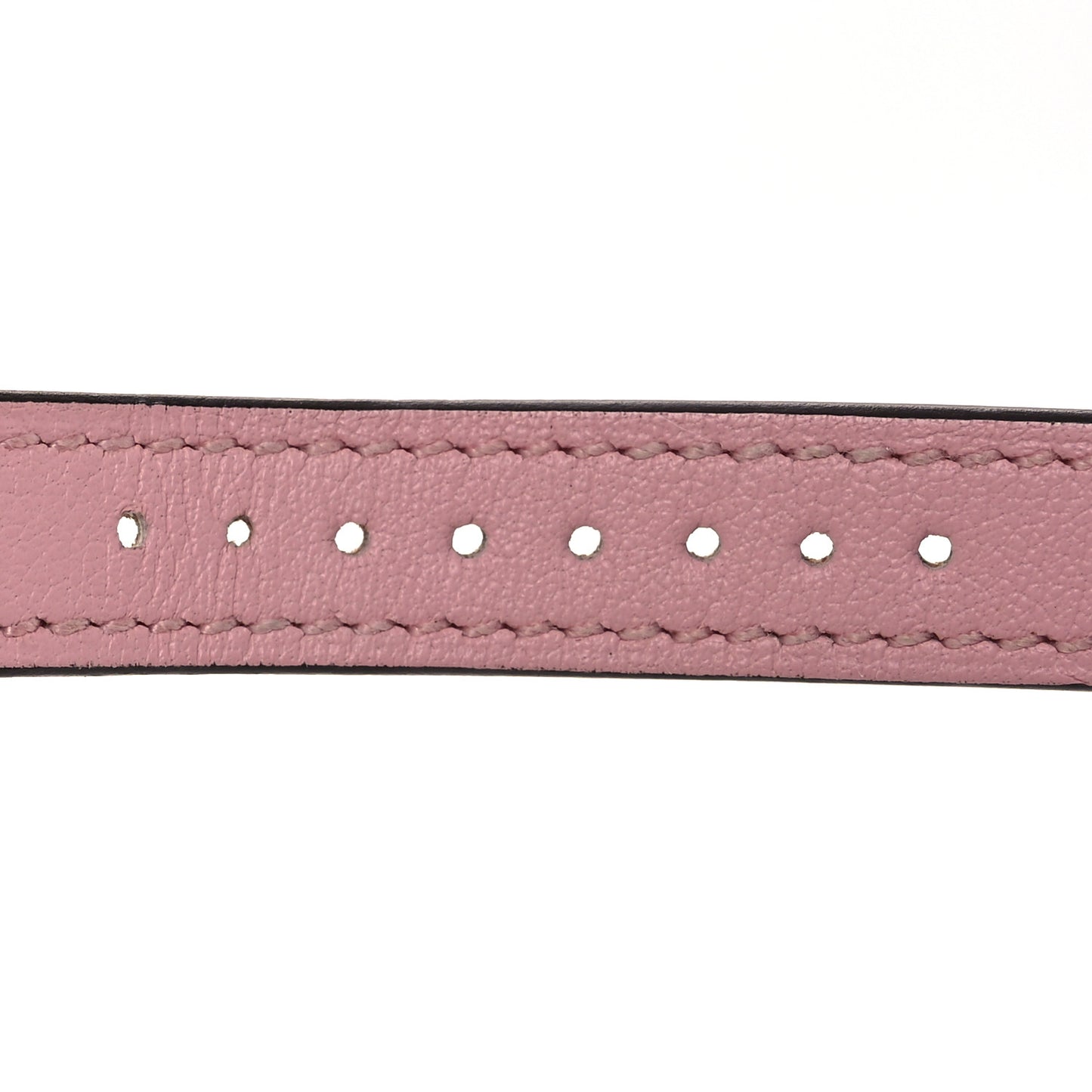 Swift Mini Heure H Double Tour Watch Strap Rose Sakura