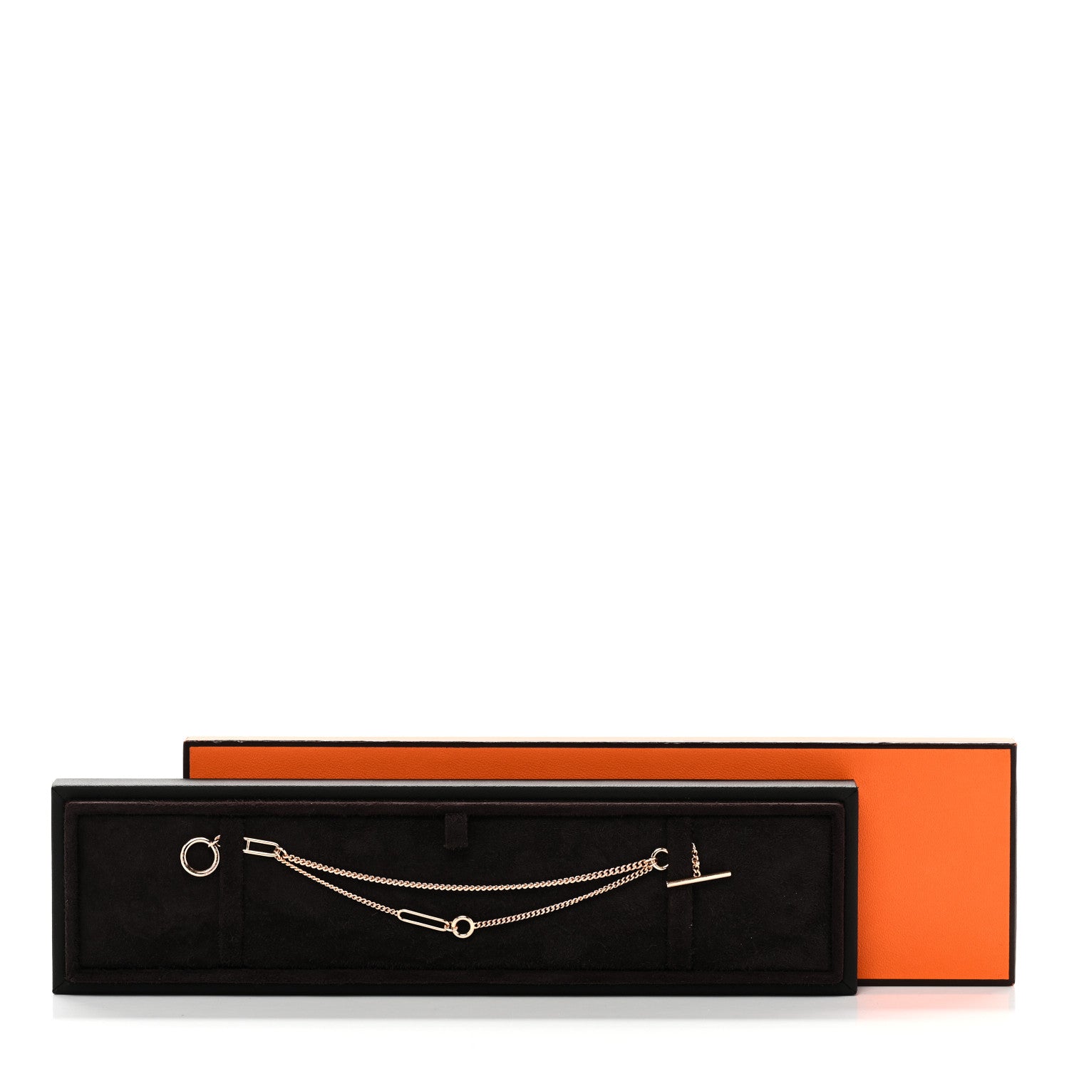 Hermes 18K Rose Gold Echappee Bracelet SH 4 of 4