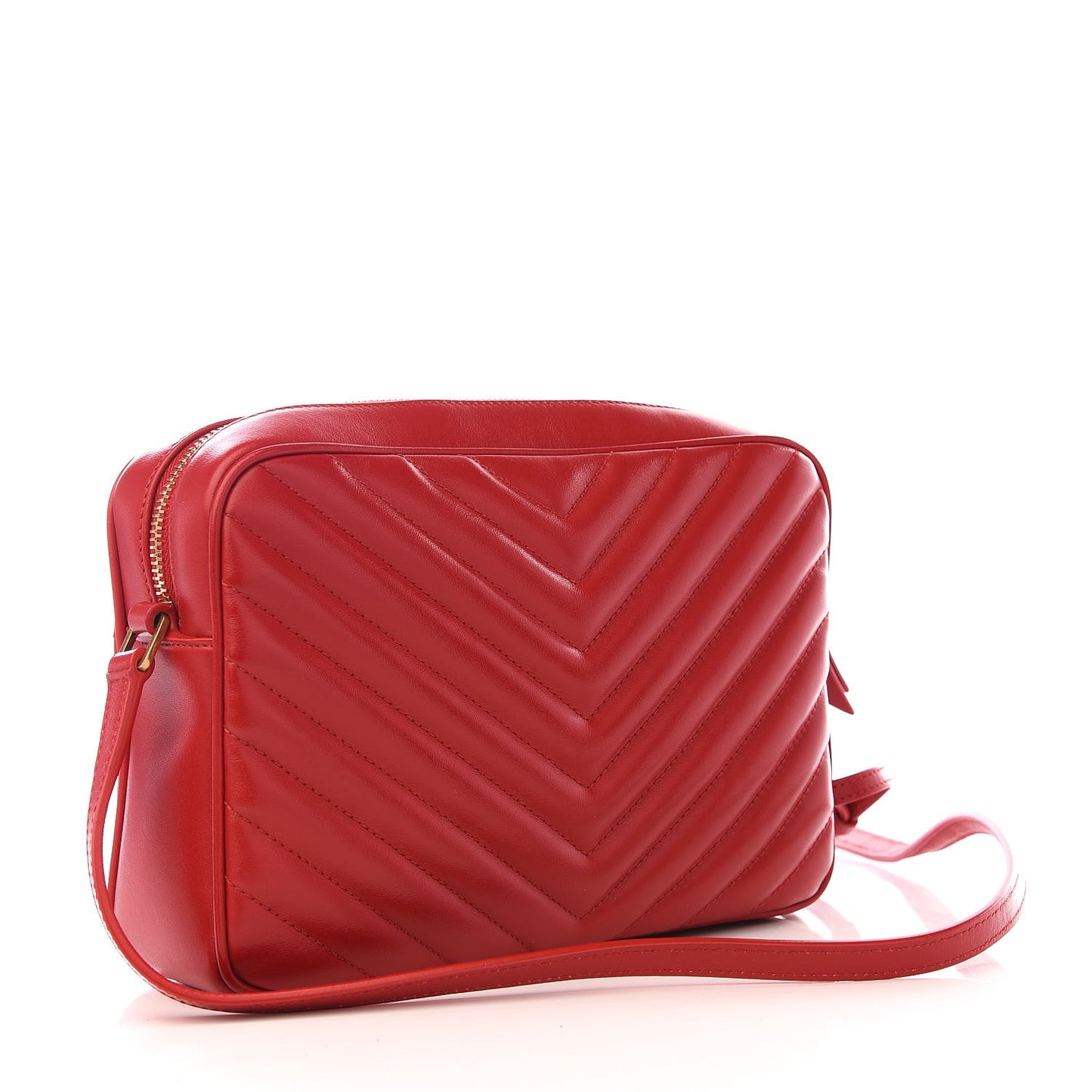 Calfskin Matelasse Monogram Lou Camera Bag Rouge Eros