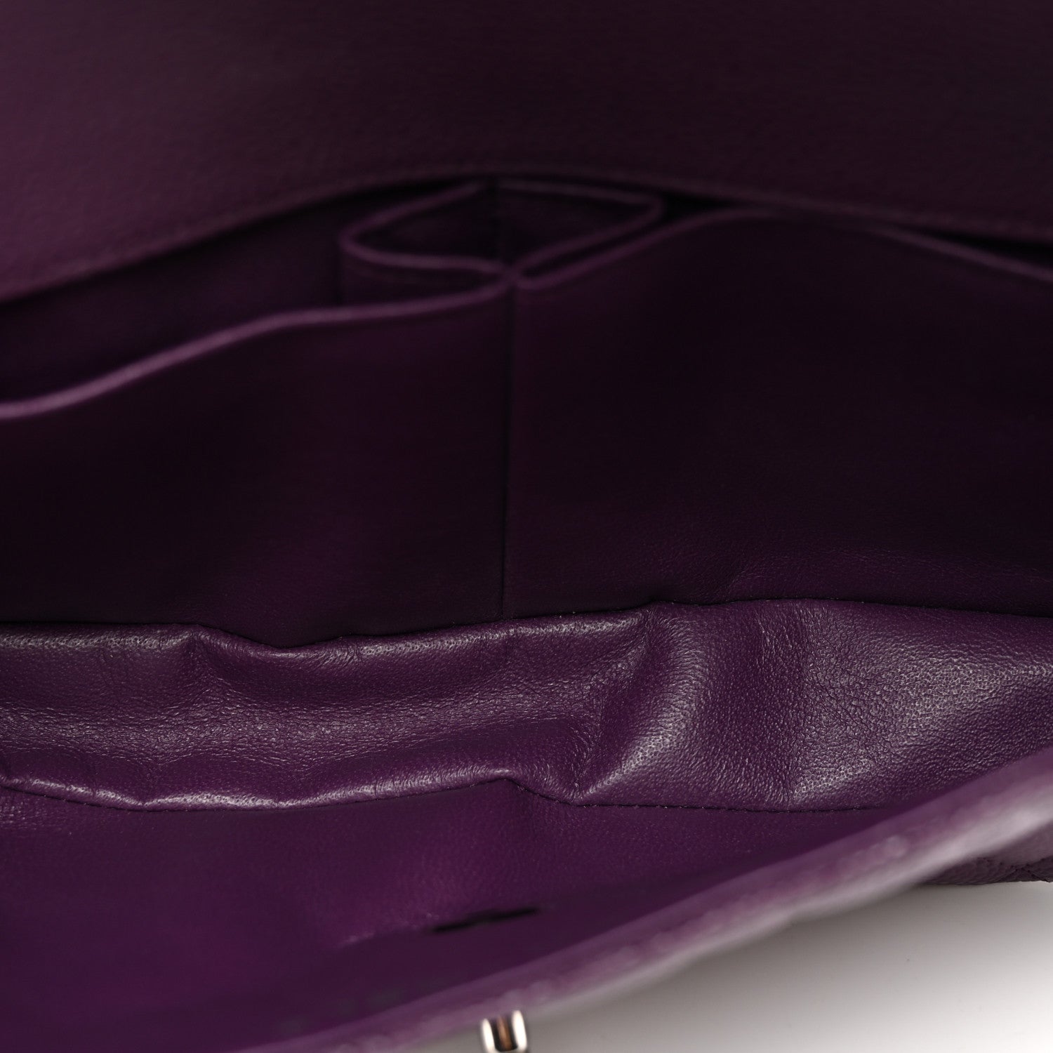 Chanel Caviar Quilted East West Flap Purple 5 of 10