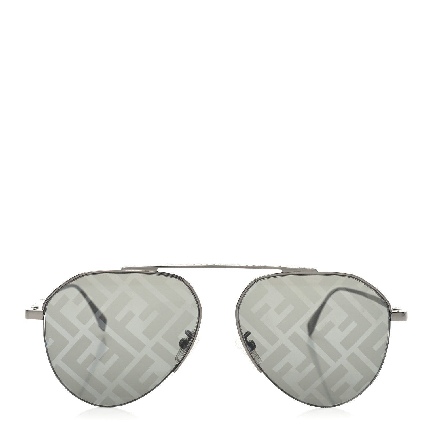 Fendi Metal Fendi Travel Geometric Sunglasses FE40061U Gray 2 of 6