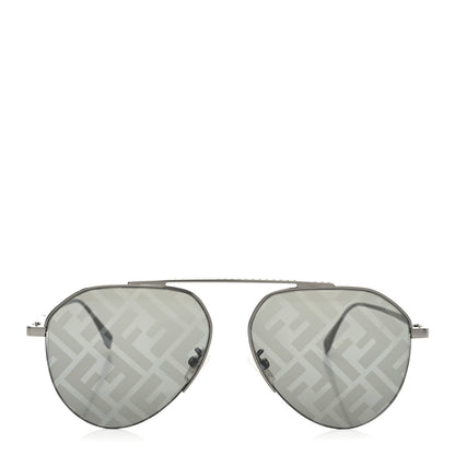 Fendi Metal Fendi Travel Geometric Sunglasses FE40061U Gray 2 of 6