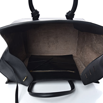 Celine Smooth Calfskin Medium Tie Knot Tote Black 6 of 18