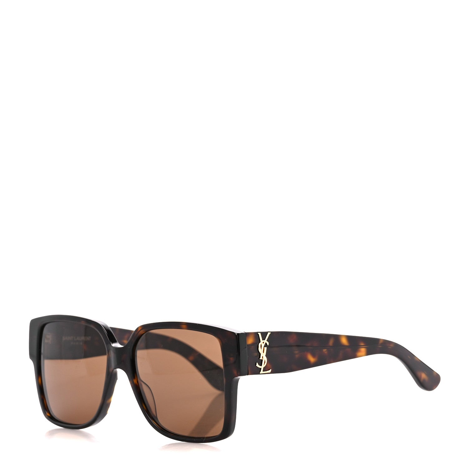 Saint Laurent Acetate Square SL M9N Sunglasses Tortoise 1 of 7