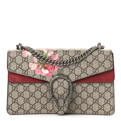 Gucci GG Supreme Monogram Blooms Small Dionysus Shoulder Bag Beige Multicolor Dry Rose 1 of 13