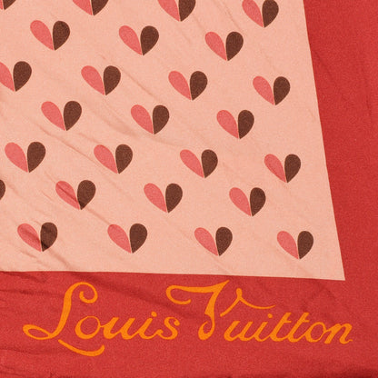 Louis Vuitton Silk Leopard Giraffe Square Scarf 6 of 8