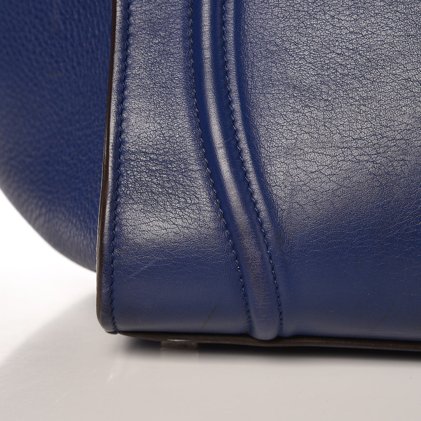Supple Calfskin Medium Phantom Luggage Indigo