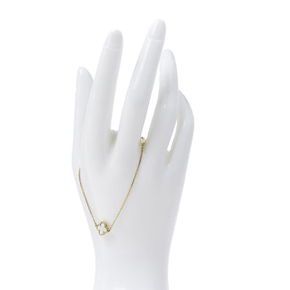 Van Cleef & Arpels 18K Yellow Gold Mother of Pearl Sweet Alhambra Bracelet 2 of 7