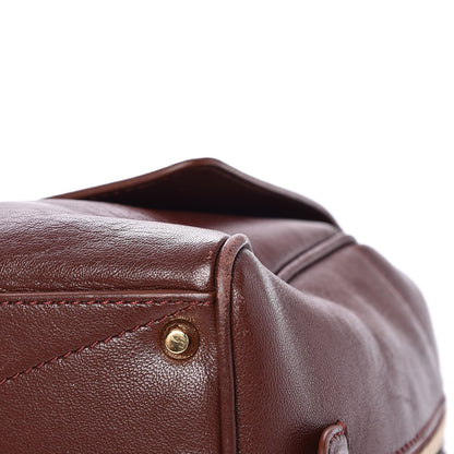 Marc Jacobs Leather Frankie Zip Handbag Chestnut 6 of 16