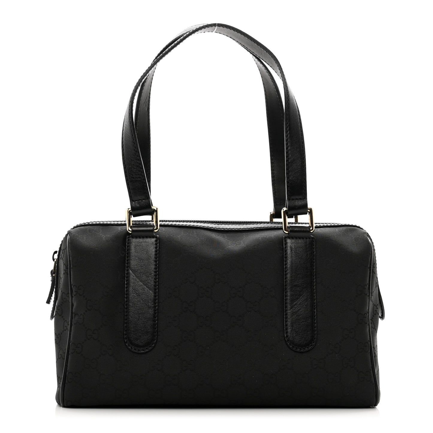 Nylon Monogram Small Boston Black