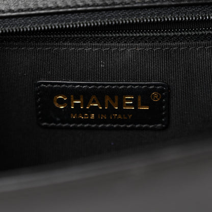 Chanel Calfskin Quilted New Medium Boy Flap Black 6 of 10