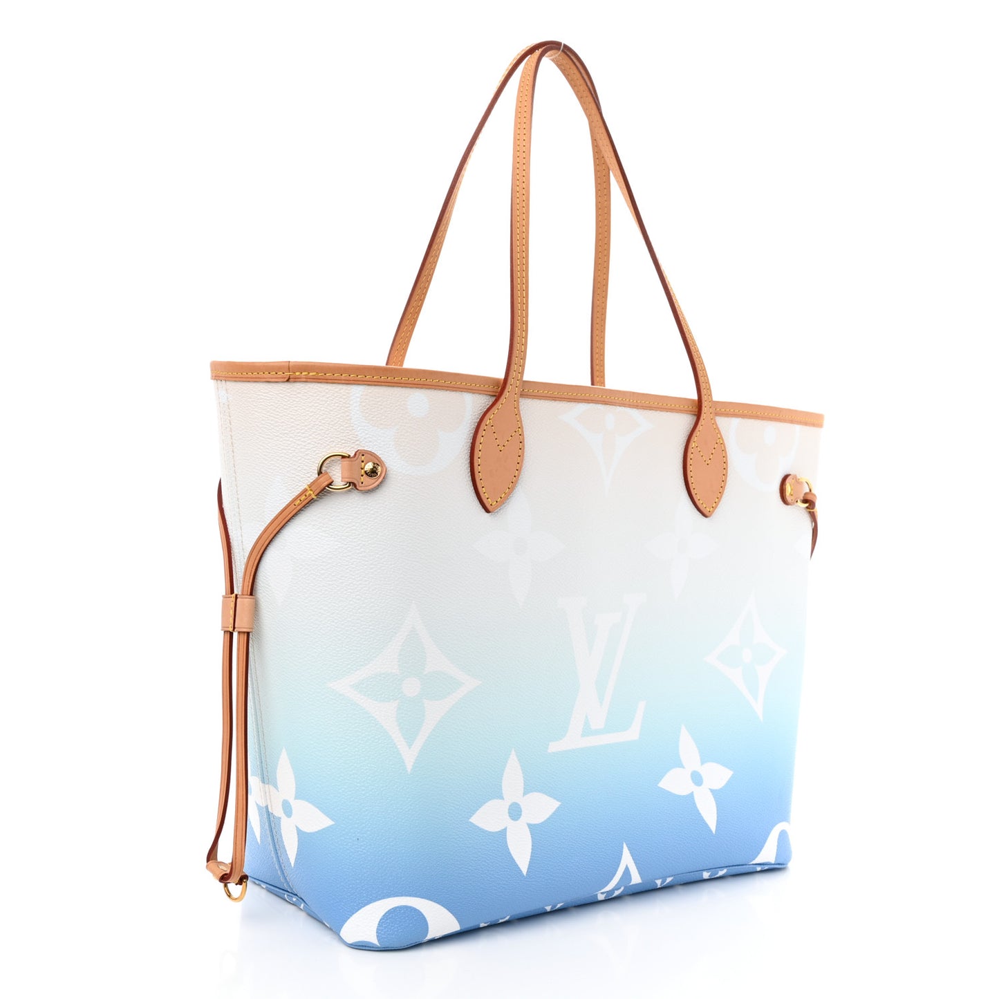 Monogram Giant By The Pool Neverfull MM Blue