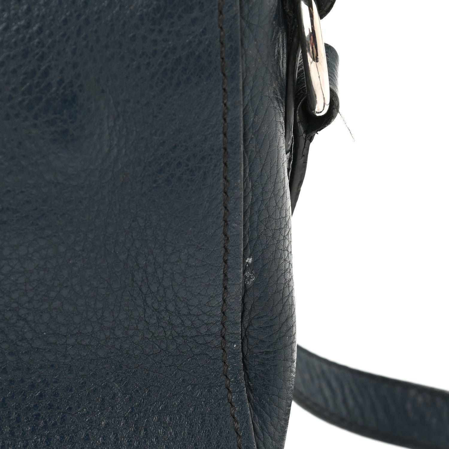 Miu Miu Vitello Phenix Madras Shoulder Bag Oltremare 13 of 24