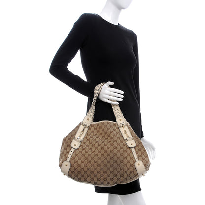 Gucci Monogram Medium Pelham Tote Ivory 2 of 12