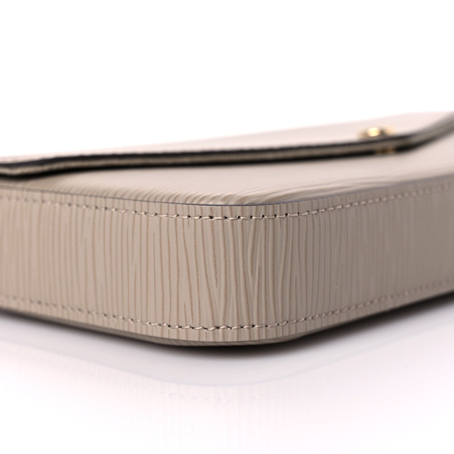 Louis Vuitton Epi Felicie Pochette Chain Wallet Galet 8 of 9