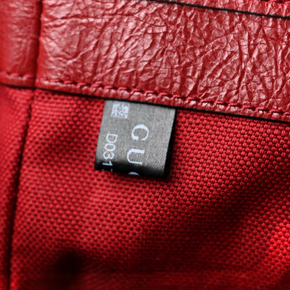 Gucci Fluffy Calfskin Morpheus Hobo Shoulder Bag Red 8 of 10
