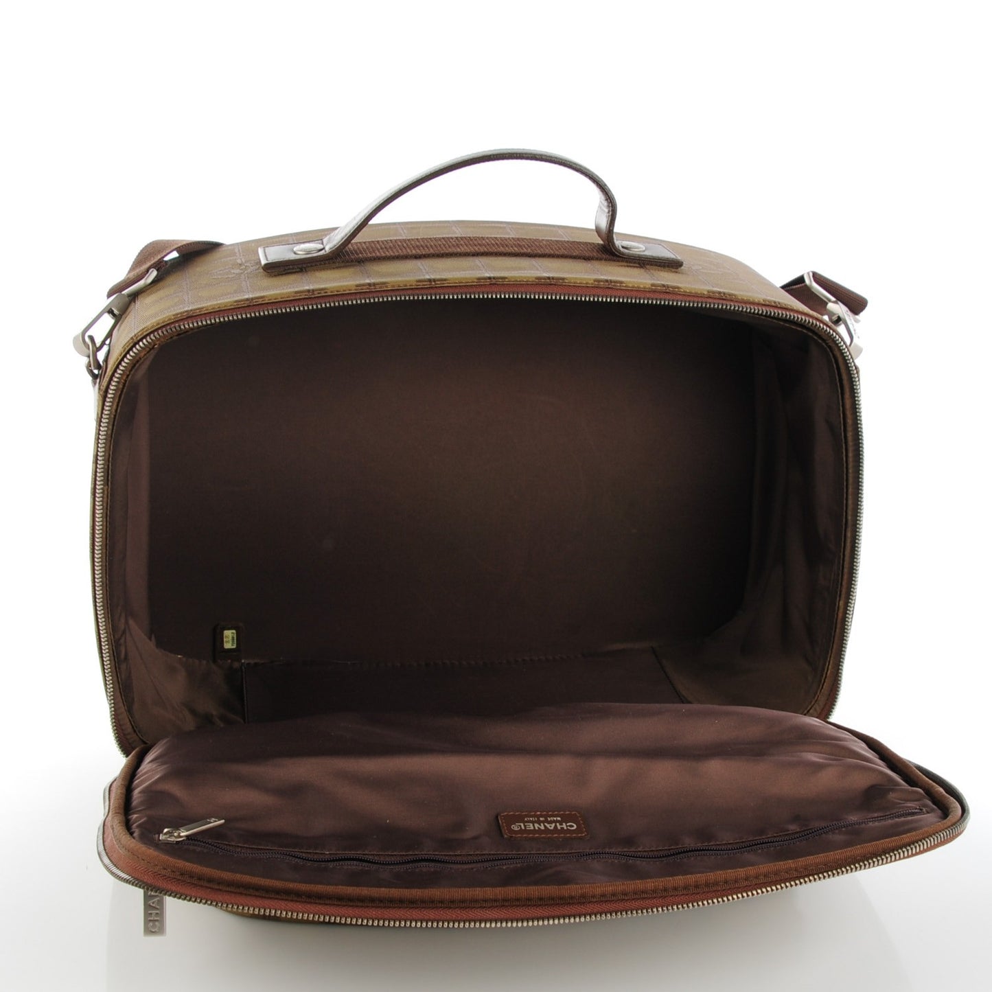 Nylon Travel Small Suitcase Green