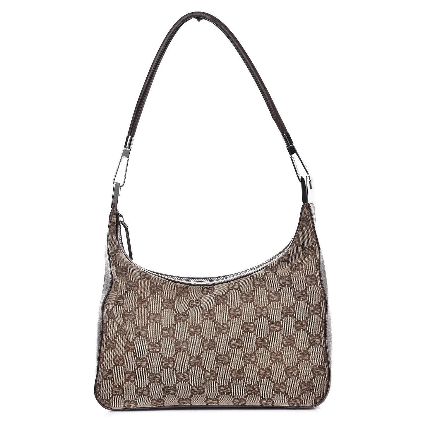 Monogram GG Small Clasp Hobo Brown