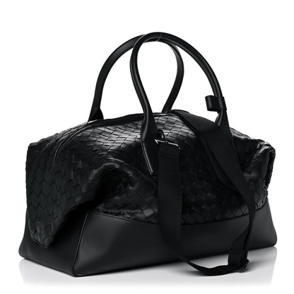 Bottega Veneta Nappa Intrecciato Maxi Convertible Tote Black 3 of 15