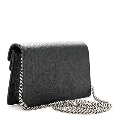 Gucci Calfskin Super Mini Dionysus Shoulder Bag Black 3 of 11