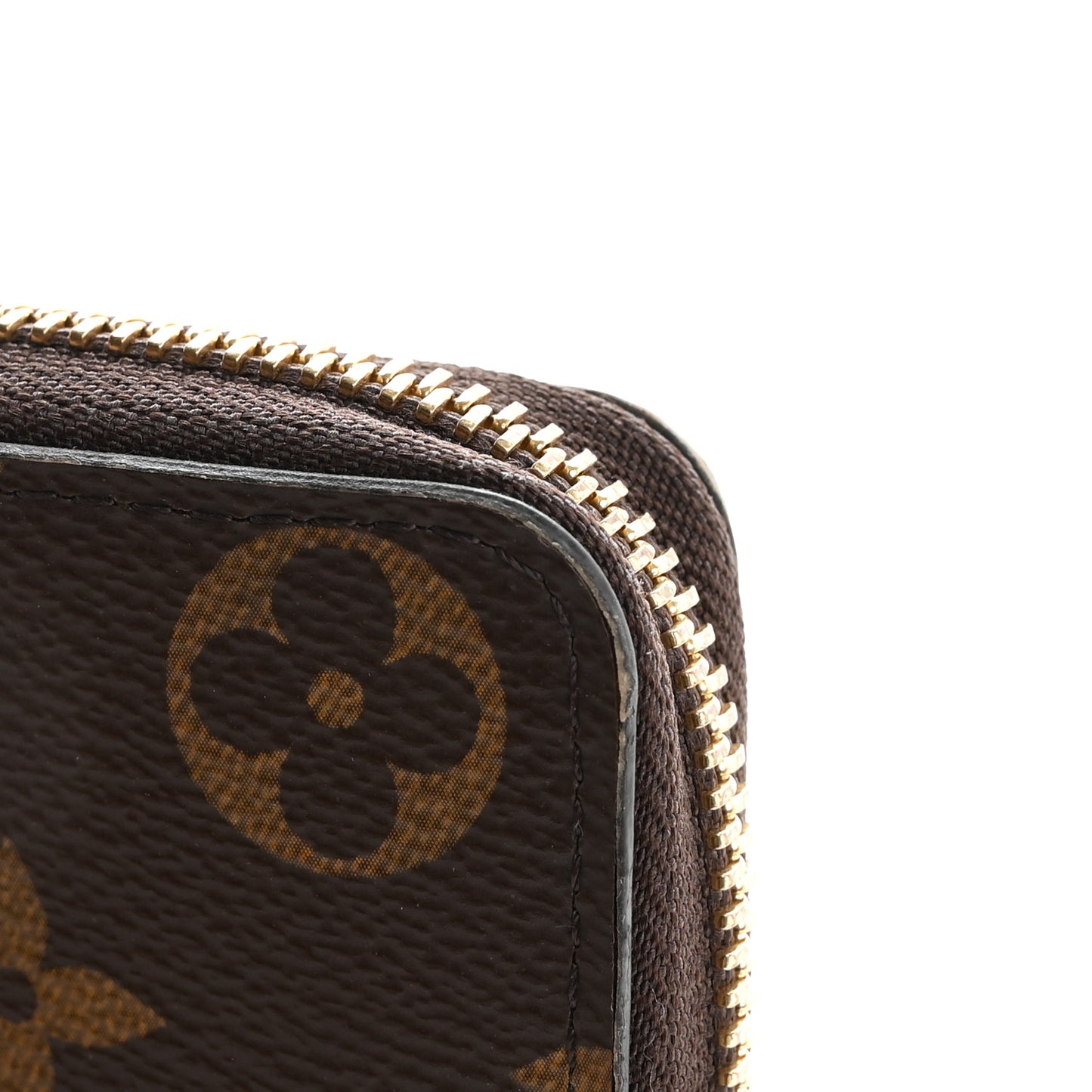 Monogram Clemence Wallet Rose Ballerine