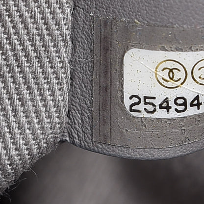 Chanel Canvas Small Double Face Shopping Tote Grey 8 of 9