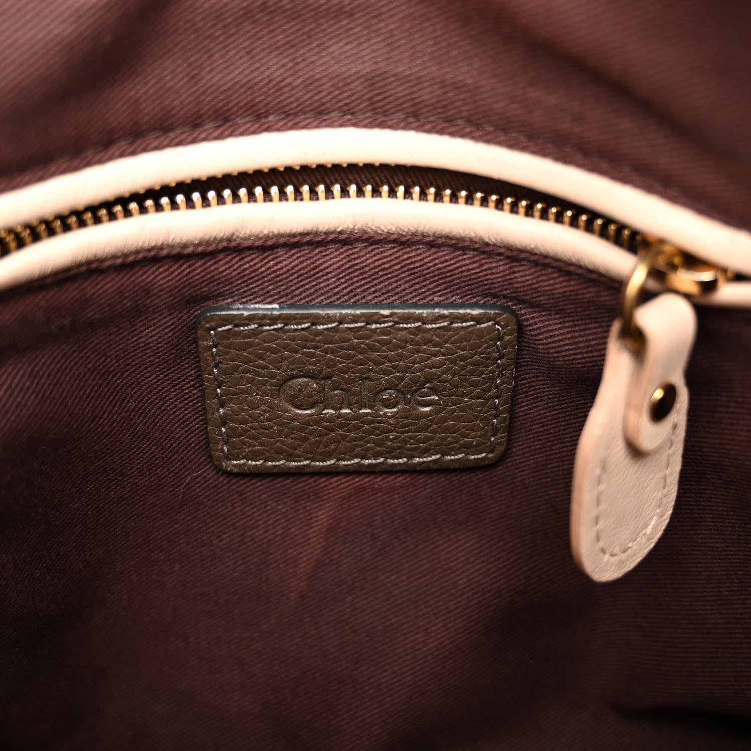 Chloe Calfskin Small Paraty Khaki 6 of 10