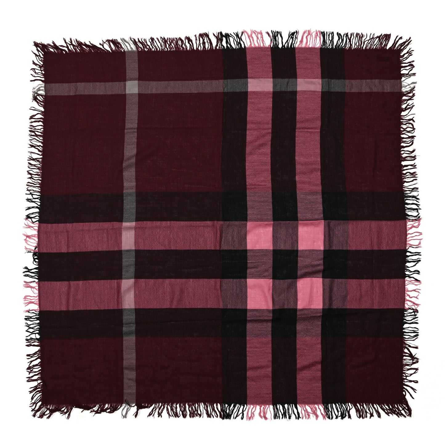 Merino Wool House Check Scarf