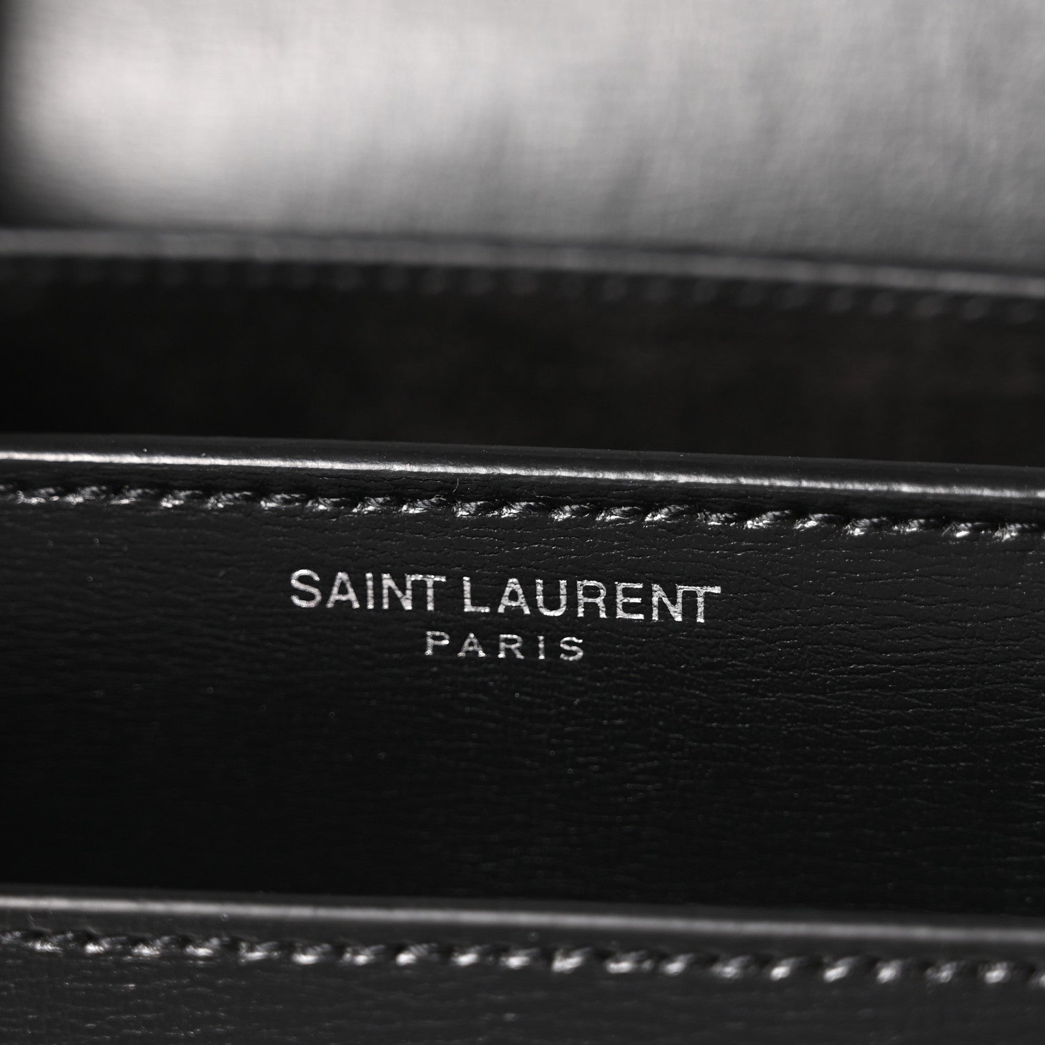 Saint Laurent Calfskin Medium Monogram Sunset Black 6 of 10