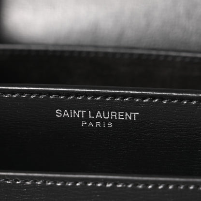 Saint Laurent Calfskin Medium Monogram Sunset Black 6 of 10