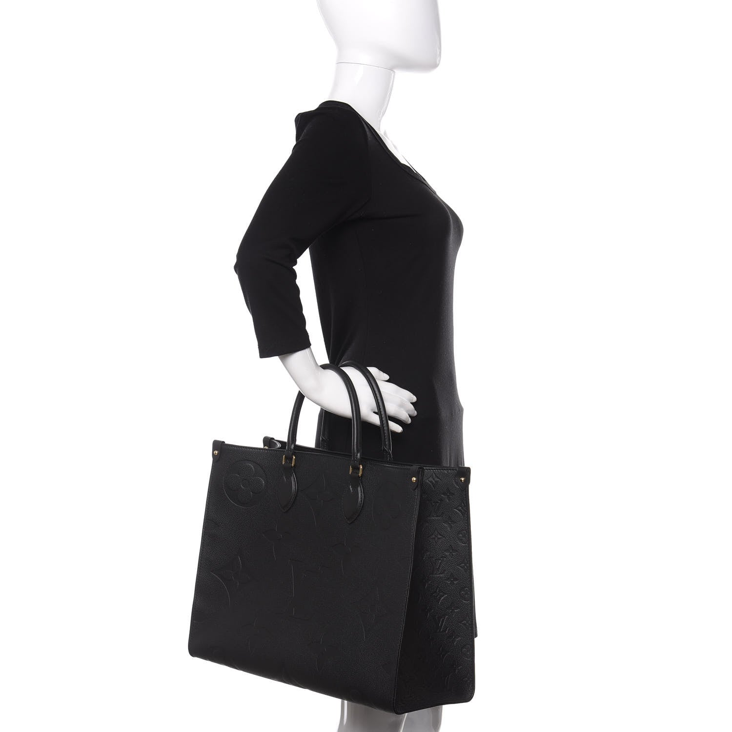 Louis Vuitton Empreinte Monogram Giant Onthego GM Black 3 of 13