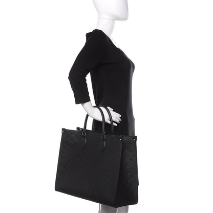 Louis Vuitton Empreinte Monogram Giant Onthego GM Black 3 of 13