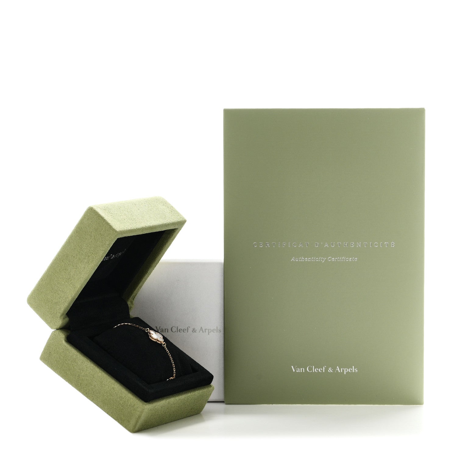 Van Cleef & Arpels 18K Yellow Gold Mother of Pearl Sweet Alhambra Bracelet 5 of 5