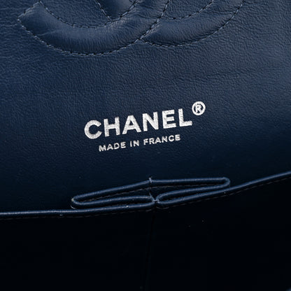 Chanel Caviar Quilted Medium Double Flap Navy 6 of 14