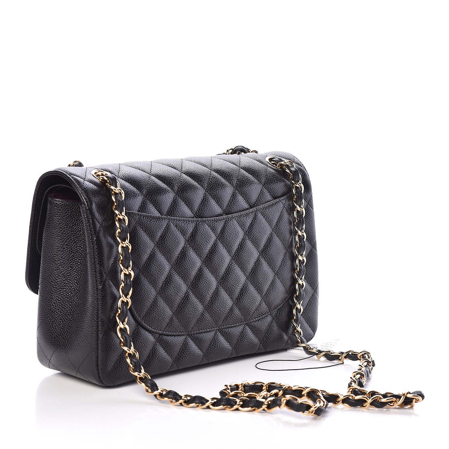 Chanel Caviar Quilted Jumbo Double Flap Black 3 of 11