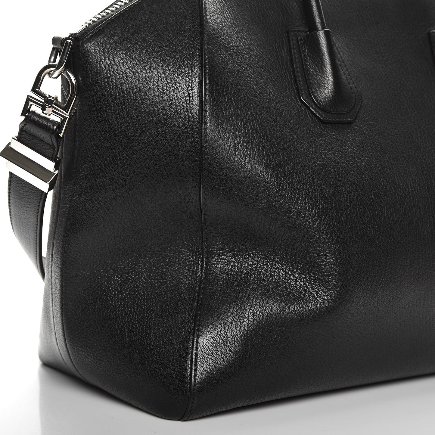 Sugar Goatskin Large Antigona Black