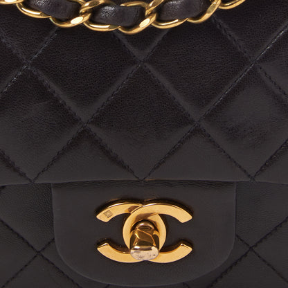 Chanel Lambskin Quilted Medium Double Flap Brown 7 of 9