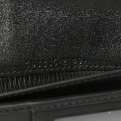 Gucci Guccissima Signature Web New Web Long Wallet Black 7 of 8