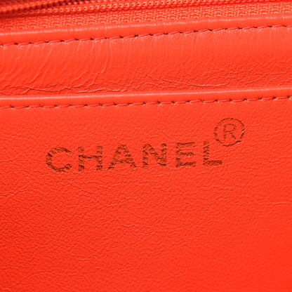 Chanel Patent Jersey Shoulder Flap Bag Black 6 of 15
