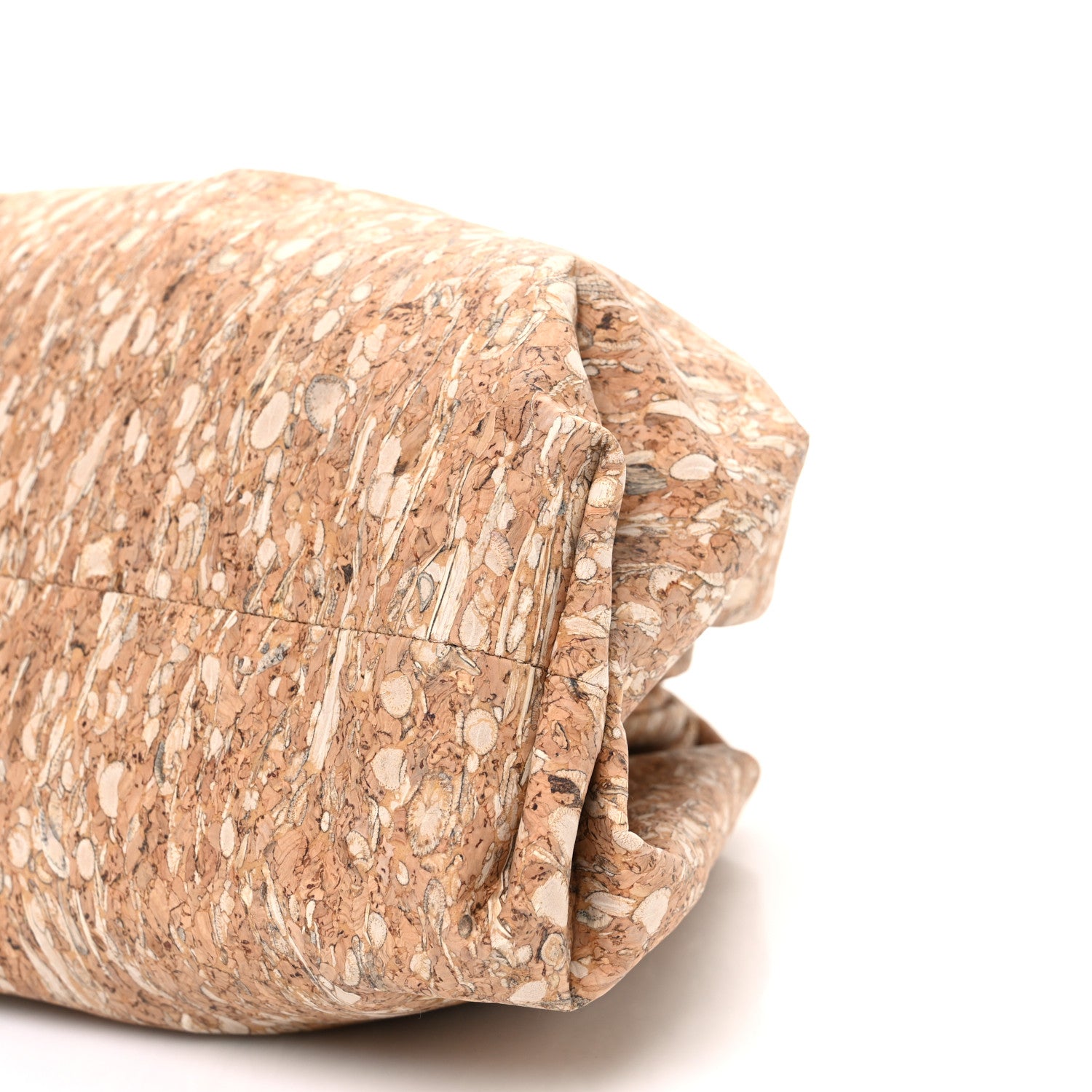 Bottega Veneta Cork The Pouch Oversized Clutch Natural 11 of 11