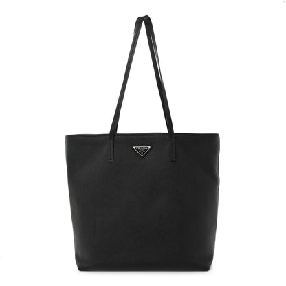 Prada Saffiano Cuir Tote Black 1 of 14
