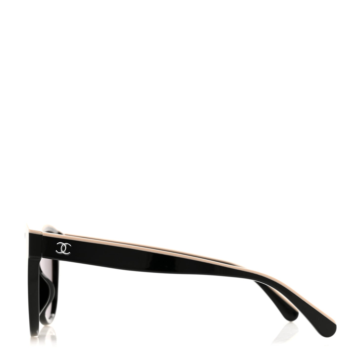 Acetate CC Butterfly Sunglasses 5414 Black Beige