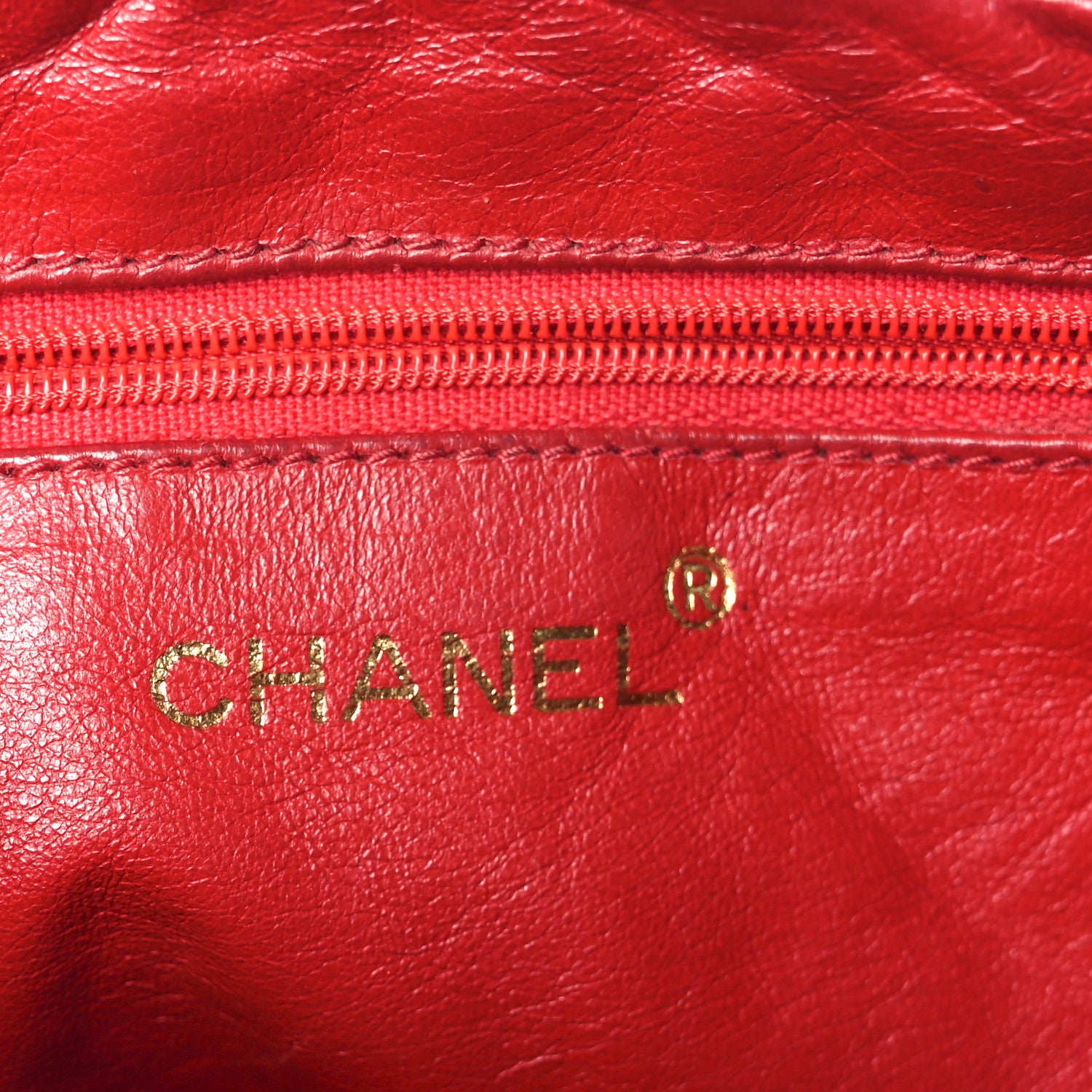 Chanel Lambskin Quilted Tassel Camera Case Red 6 of 12