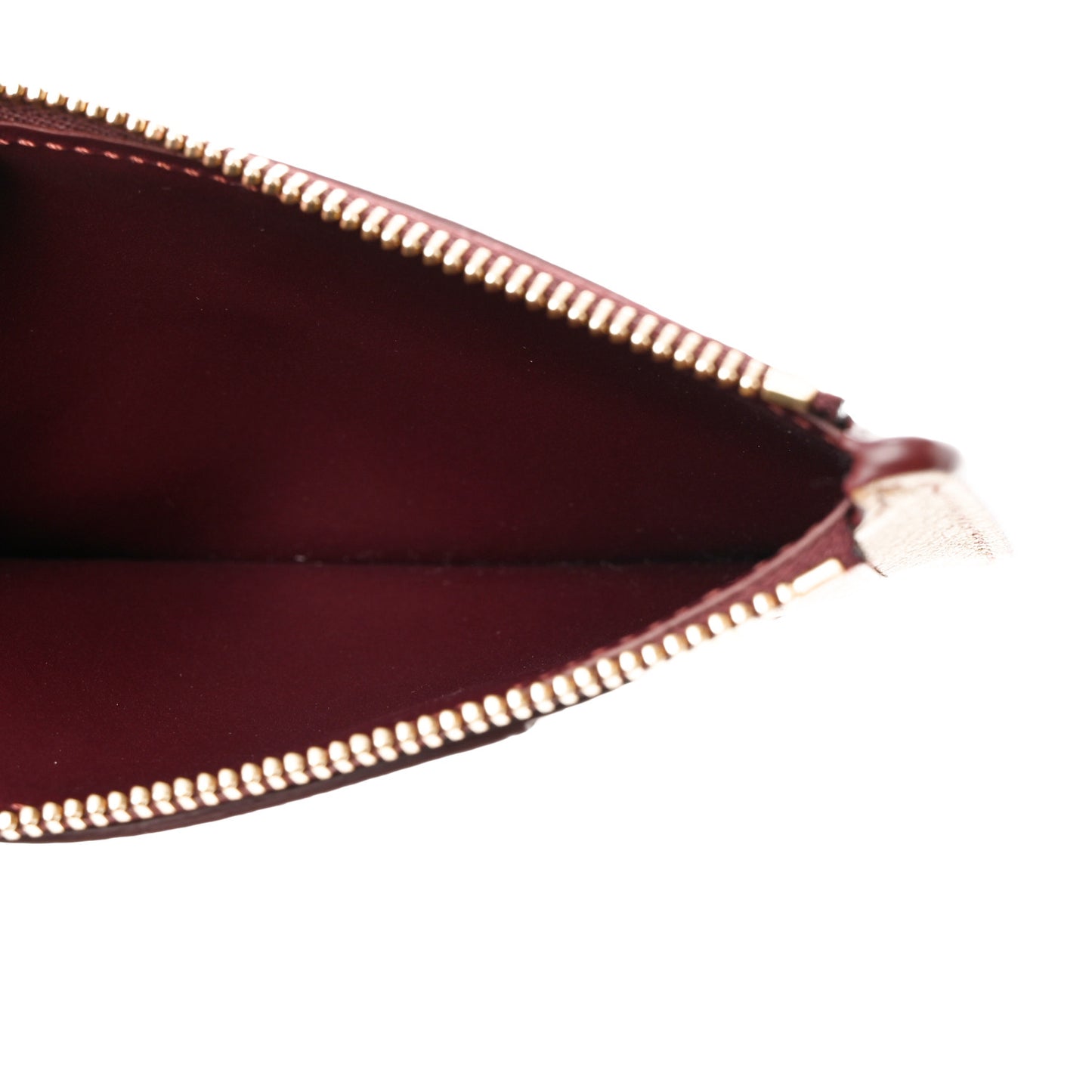 Calfskin Puzzle Colorblock Coin Card Holder Sahara Burgundy Anise
