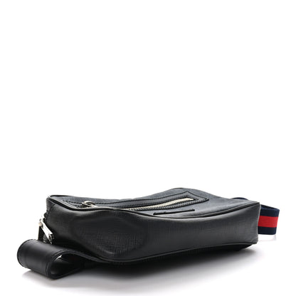 Gucci Soft GG Supreme Monogram Web Belt Bag Black Grey 4 of 9